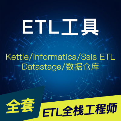 ETL工具kettle ssis Informatica datastage全套教程