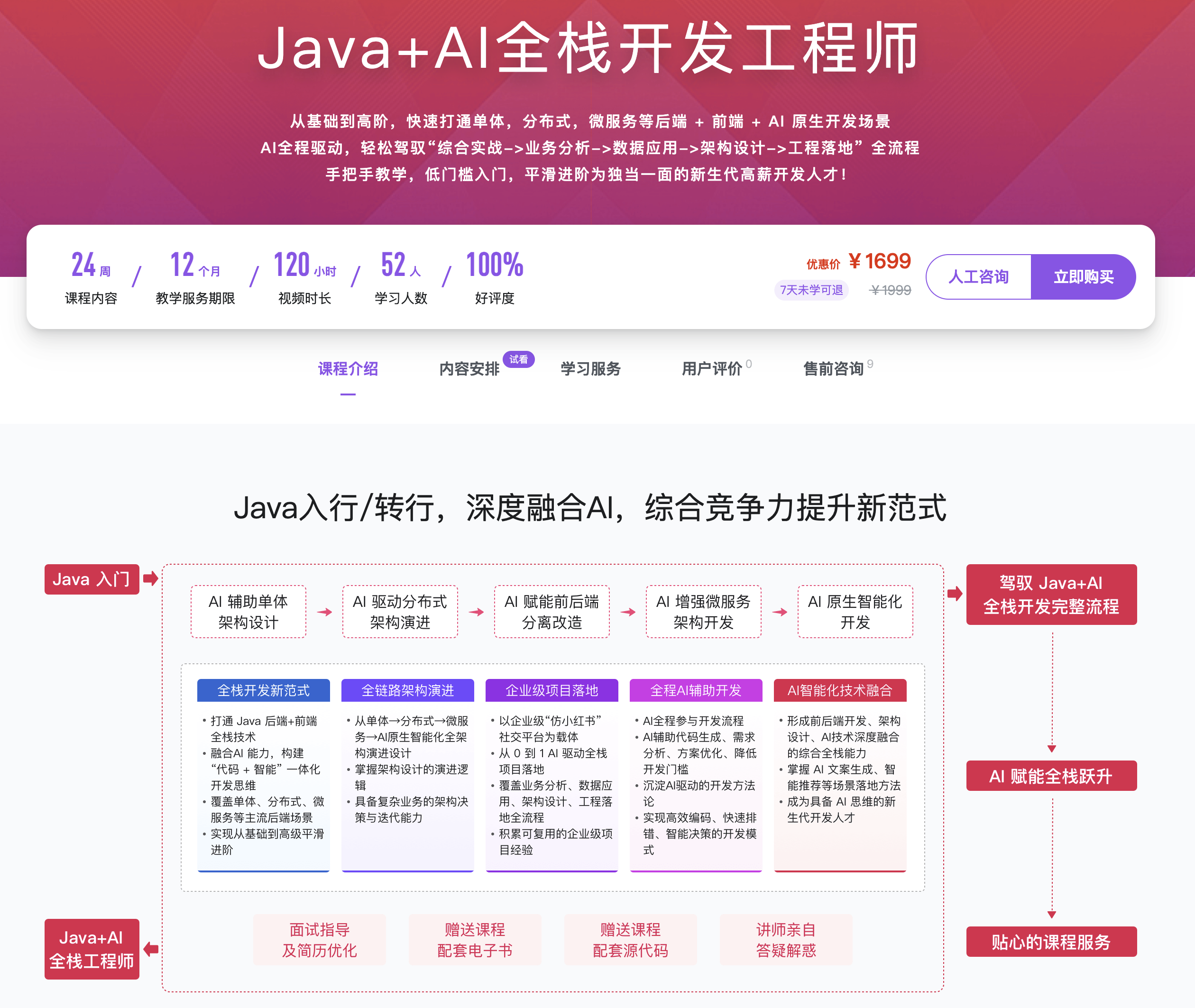 Java+AI全栈开发工程师